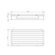 Shower Complements Shower Shelf - Wall Mount Brass/Polished Chrome
