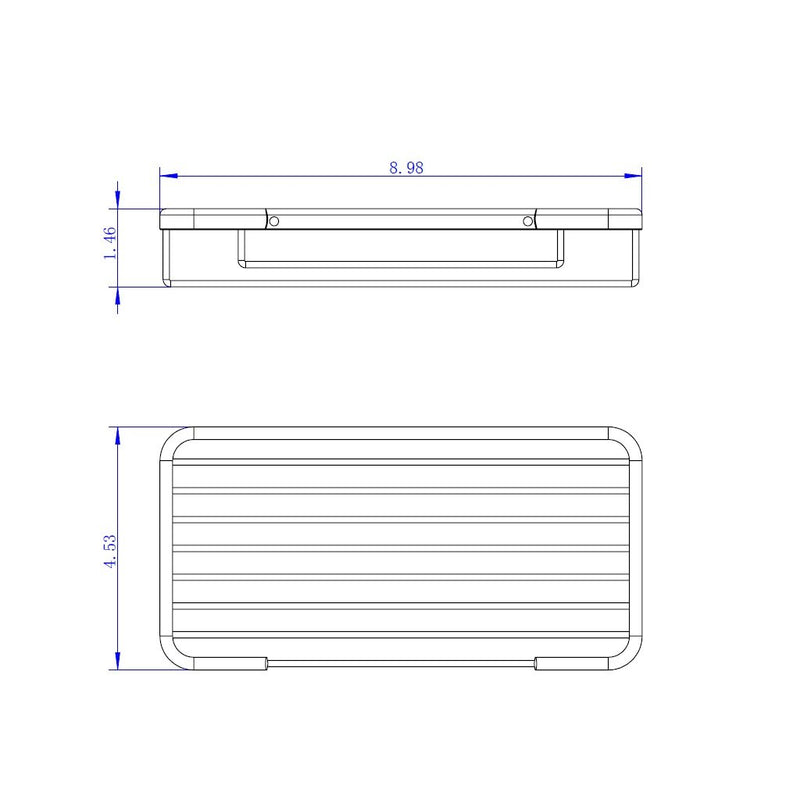 Shower Complements Shower Shelf - Wall Mount Brass/Polished Chrome