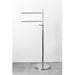 Bathroom Complements Double Towel Bar - Free Standing - 37" Brass/Polished Chrome