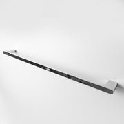 Moon Single Towel Bar - Wall Mount Brass/Polished Chrome