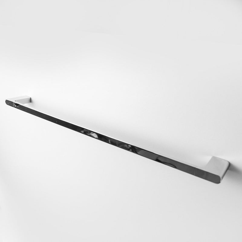 Moon Single Towel Bar - Wall Mount Brass/Polished Chrome