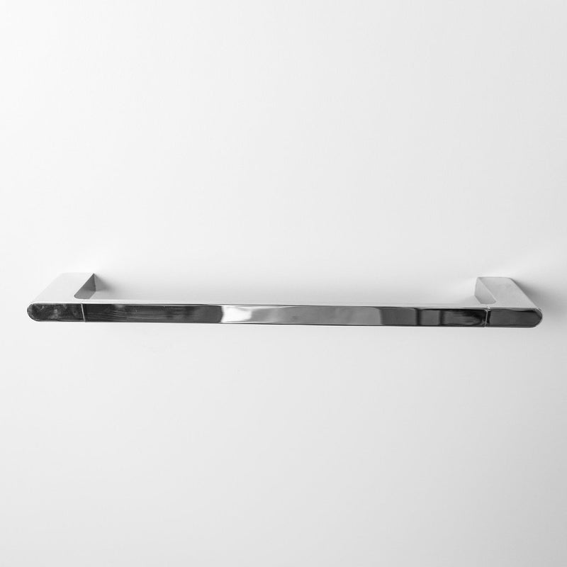 Moon Single Towel Bar - Wall Mount Brass/Polished Chrome