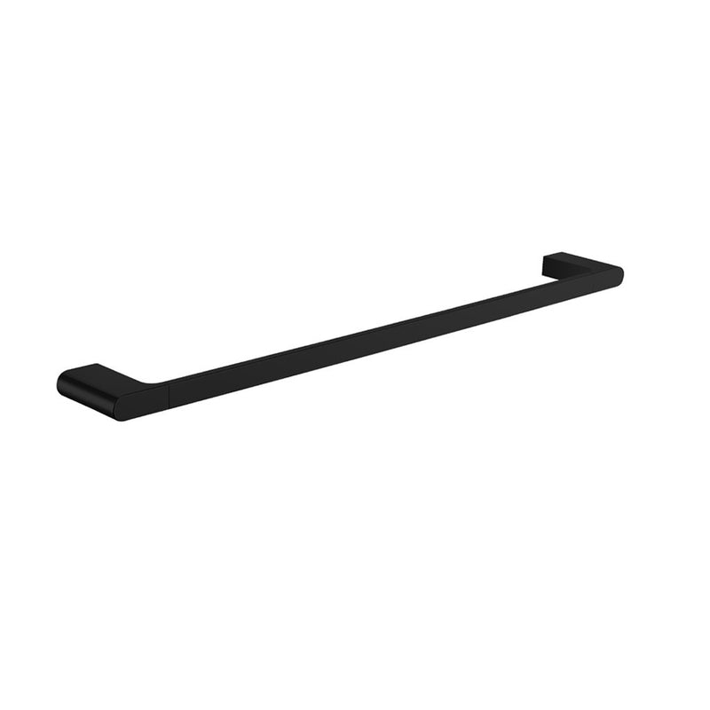Moon Single Towel Bar - Wall Mount - 24" Brass/Matt Black