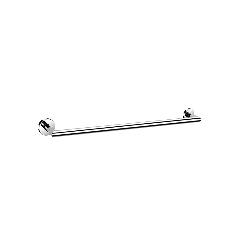 Munich Single Towel Bar - Wall Mount - 24" Brass/Polished Chrome