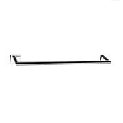 Zurich Single Towel Bar - Wall Mount Brass/Polished Chrome