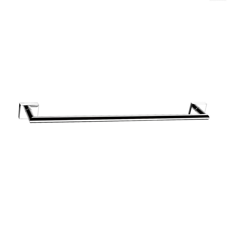 Zurich Single Towel Bar - Wall Mount Brass/Polished Chrome