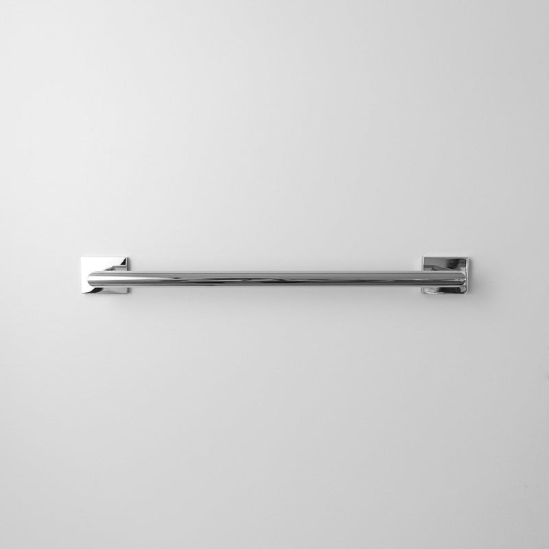 Zurich Single Towel Bar - Wall Mount Brass/Polished Chrome