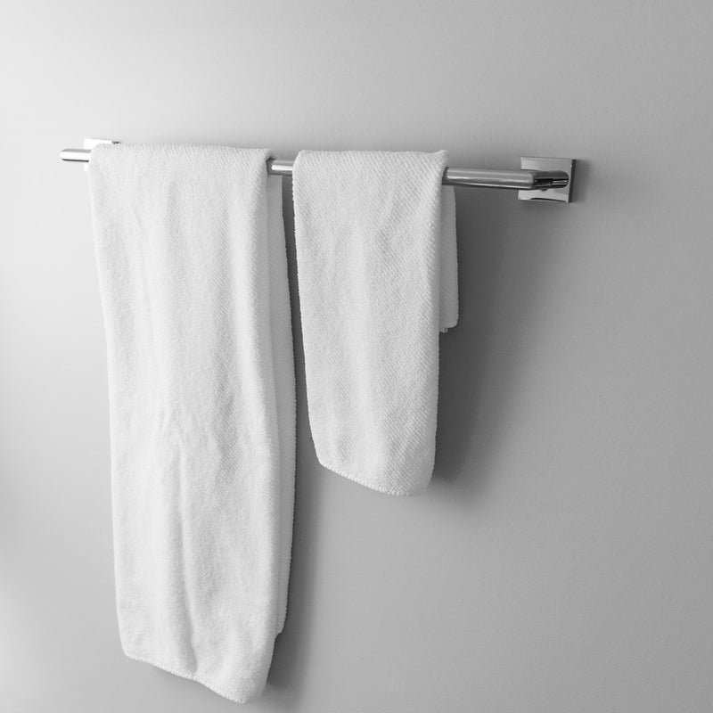 Zurich Single Towel Bar - Wall Mount Brass/Polished Chrome