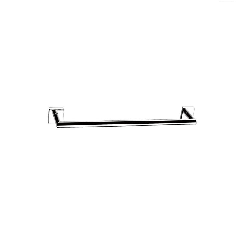 Zurich Single Towel Bar - Wall Mount Brass/Polished Chrome
