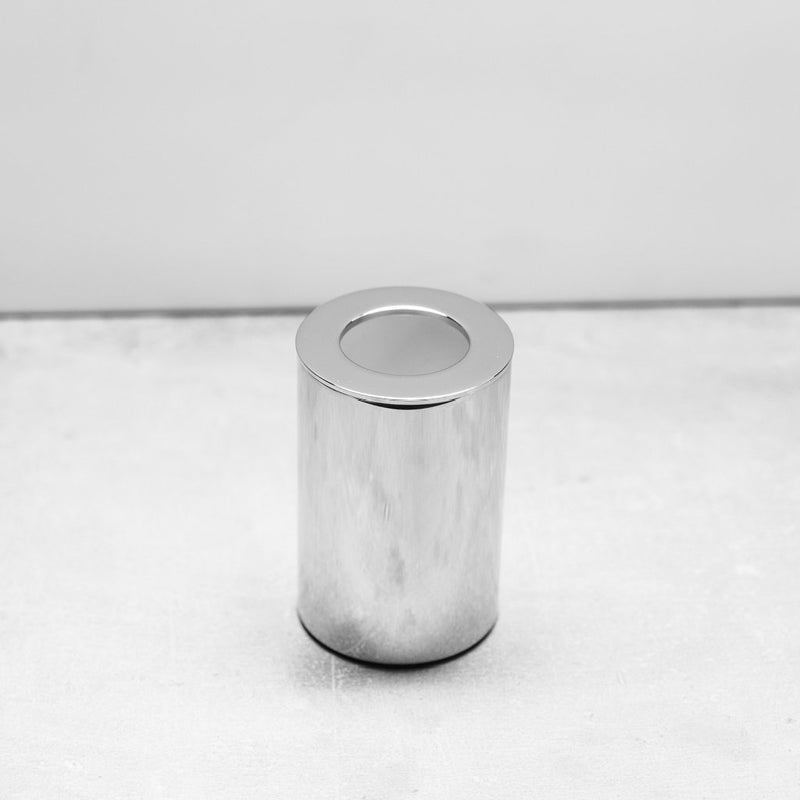 Smart Toothbrush Holder - Free Standing - 3" Brass/Polished Chrome