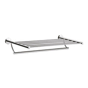 Smart Towel Shelf - Wall Mount - 24" Brass/Polished Chrome