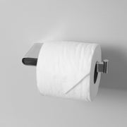 Moon Toilet Paper Holder - Wall Mount - 7" Brass/Polished Chrome