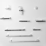 Moon Toilet Paper Holder - Wall Mount - 7" Brass/Polished Chrome