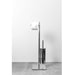 Smart Toilet Brush And Toilet Paper Holder - Free Standing - 29" Brass/Polished Chrome