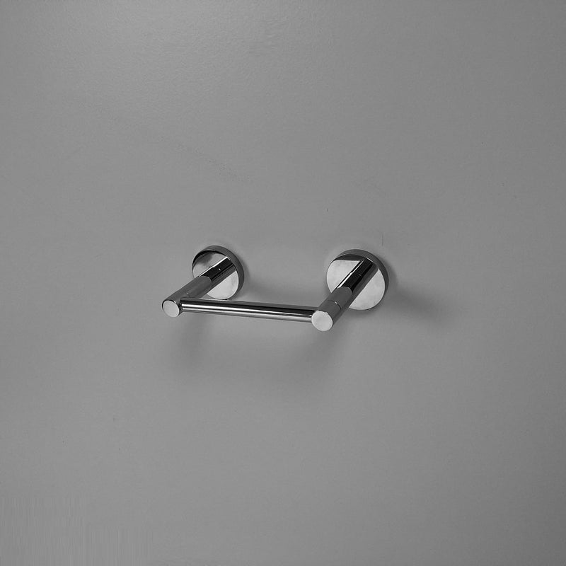 Smart Toilet Paper Holder - Wall Mount - 5" Brass/Polished Chrome