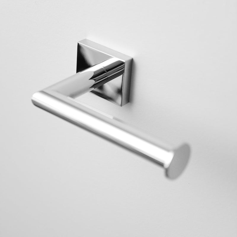 Zurich Toilet Paper Holder - Wall Mount - 4" Brass/Polished Chrome