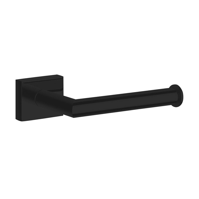 Zurich Toilet Paper Holder - Wall Mount - 4" Brass/Matt Black