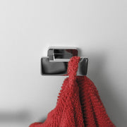 Magna Double Hook - Wall Mount - 3" Brass/Polished Chrome