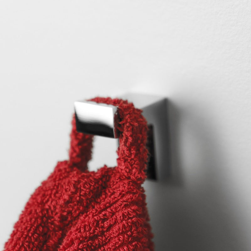 Mare Single Hook - Small Wall Mount - 1" Stainless Steel/Polished Chrome