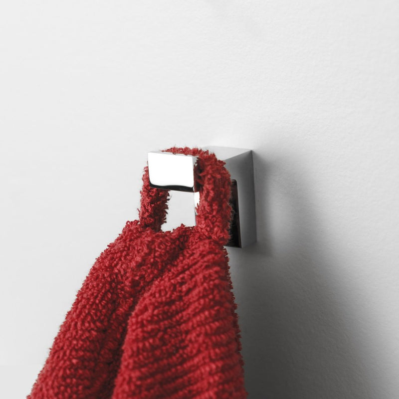 Mare Single Hook - Small Wall Mount - 1" Stainless Steel/Polished Chrome