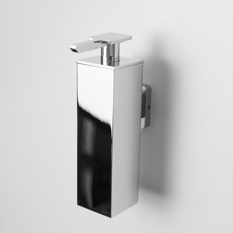 Magna Soap Dispenser - Wall Mount - 8" Brass/Polished Chrome