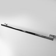 Magna Single Towel Bar - Wall Mount Brass/Polished Chrome