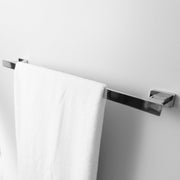 Magna Single Towel Bar - Wall Mount Brass/Polished Chrome