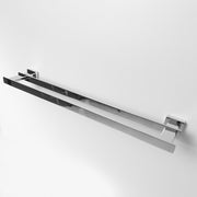 Magna Double Towel Bar - Wall Mount - 24" Brass/Polished Chrome