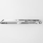 Mare Shelf With Towel Bar - Wall Mount - 20" Brass/Glass/Polished Chrome