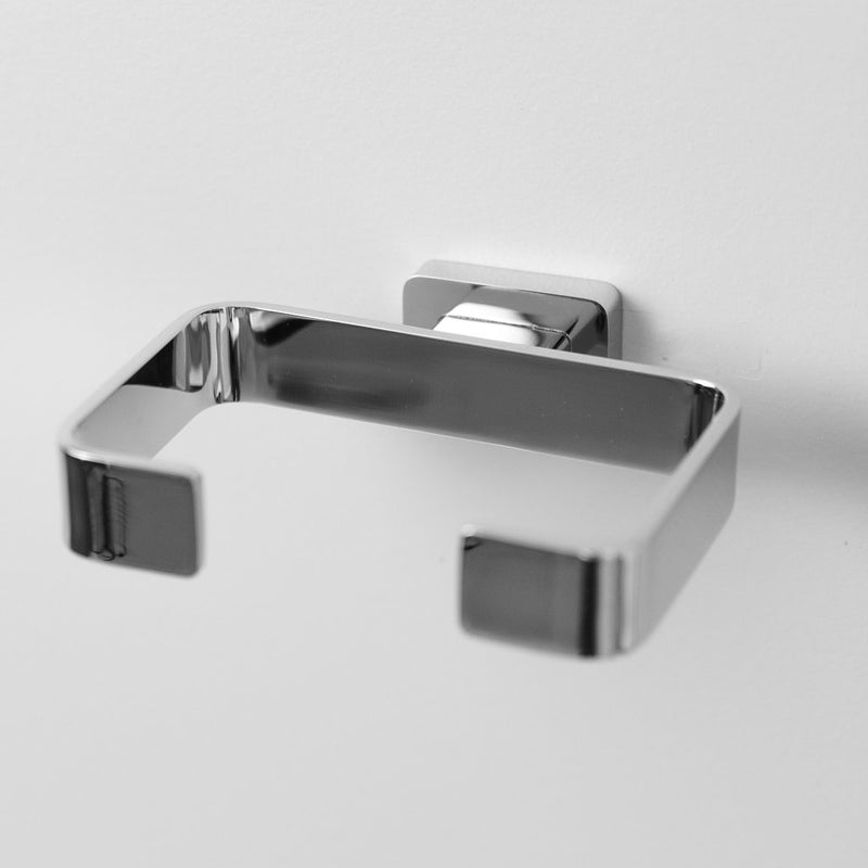 Magna Toilet Paper Holder - Wall Mount - 5" Brass/Polished Chrome