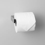 Magna Toilet Paper Holder - Wall Mount - 5" Brass/Polished Chrome