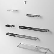 Mare Toilet Paper Holder - Wall Mount - 6" Brass/Polished Chrome