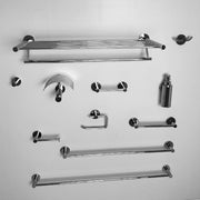 Smart Toilet Paper Holder - Wall Mount - 6" Brass/Polished Chrome