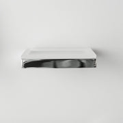 Edition K Soap Dish - Wall Mount - 5" Brass/Glass/Polished Chrome