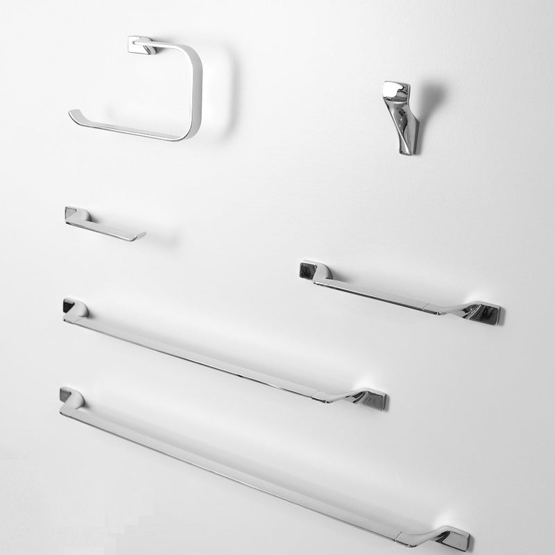 Alice 1 Single Towel Bar - Square Modern Wall Mount