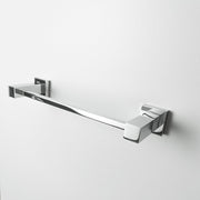 Cubic Single Towel Bar - Wall Mount Brass/Polished Chrome