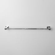 Cubic Single Towel Bar - Wall Mount Brass/Polished Chrome
