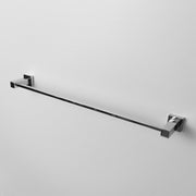 Cubic Single Towel Bar - Wall Mount Brass/Polished Chrome
