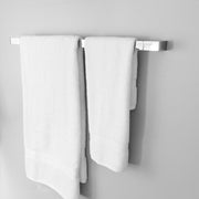 Edition K Single Towel Bar - Wall Mount Brass/Polished Chrome