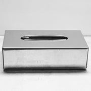 Bathroom Complements Tissue Box - Wall Or Free Installation - 10" Stainless Steel/Polished Chrome