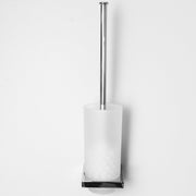 Edition K Toilet Brush Holder - Wall Mount - 15" Brass/Glass/Polished Chrome