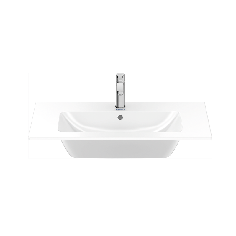 ME By Starck Integrated Vanity Sink - Single Hole - 33" Ceramic/White