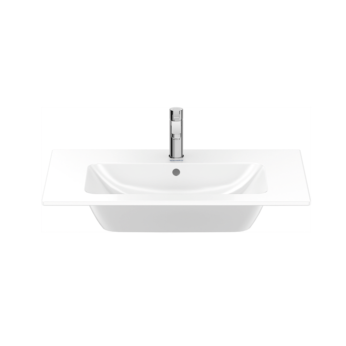 ME By Starck Integrated Vanity Sink - Single Hole - 33" Ceramic/White
