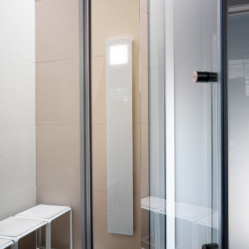 Touch&Steam Smart 45 Integrated 208V Internal Steam Generators - Wall Mount - 10" Tempered Glass/Glass