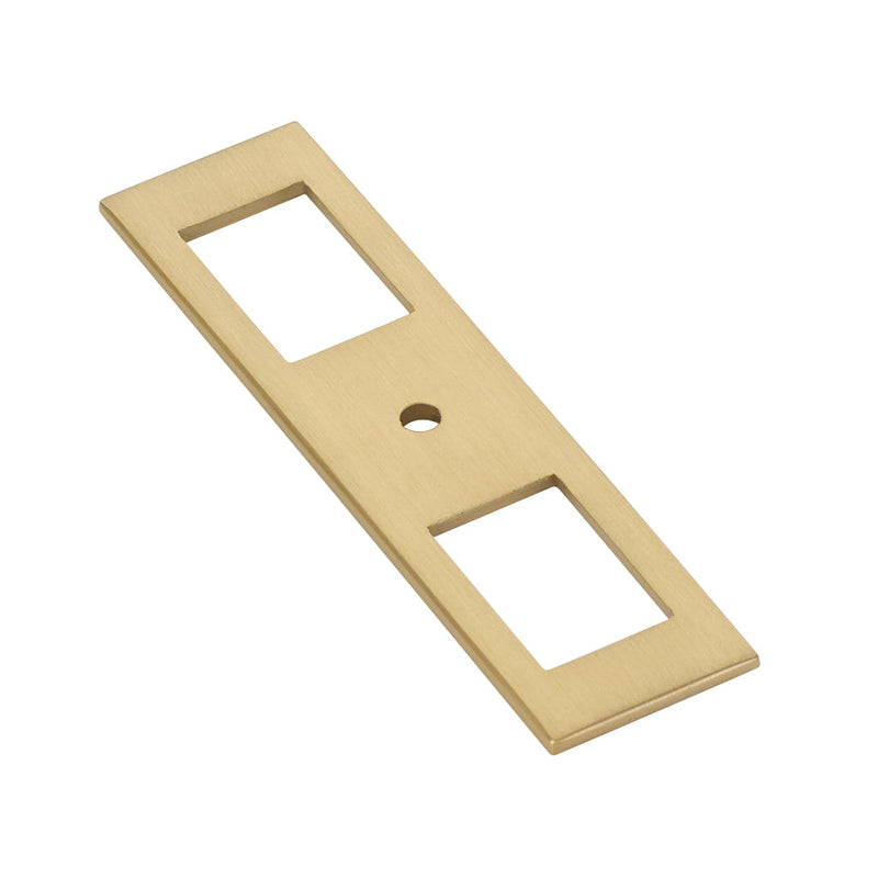 Mod Hex Cabinet Knob - Cabinet Mount - 4" Brass/Satin Brass