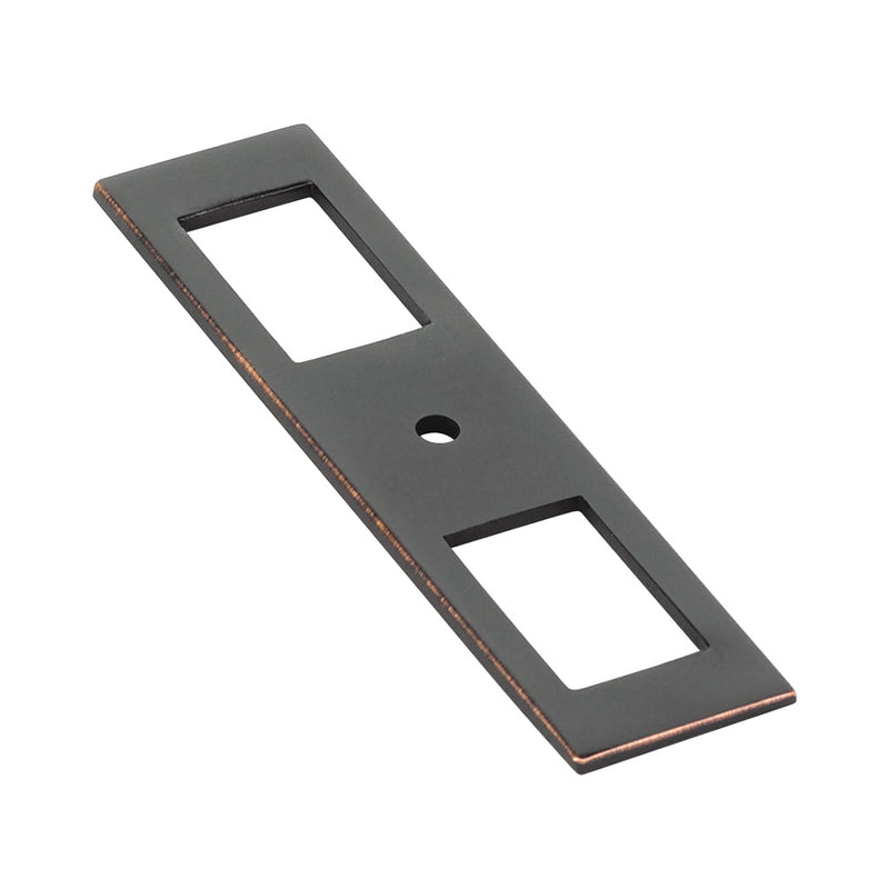 Mod Hex Cabinet Knob - Cabinet Mount - 4" Brass/Oil Rubbed Bronze