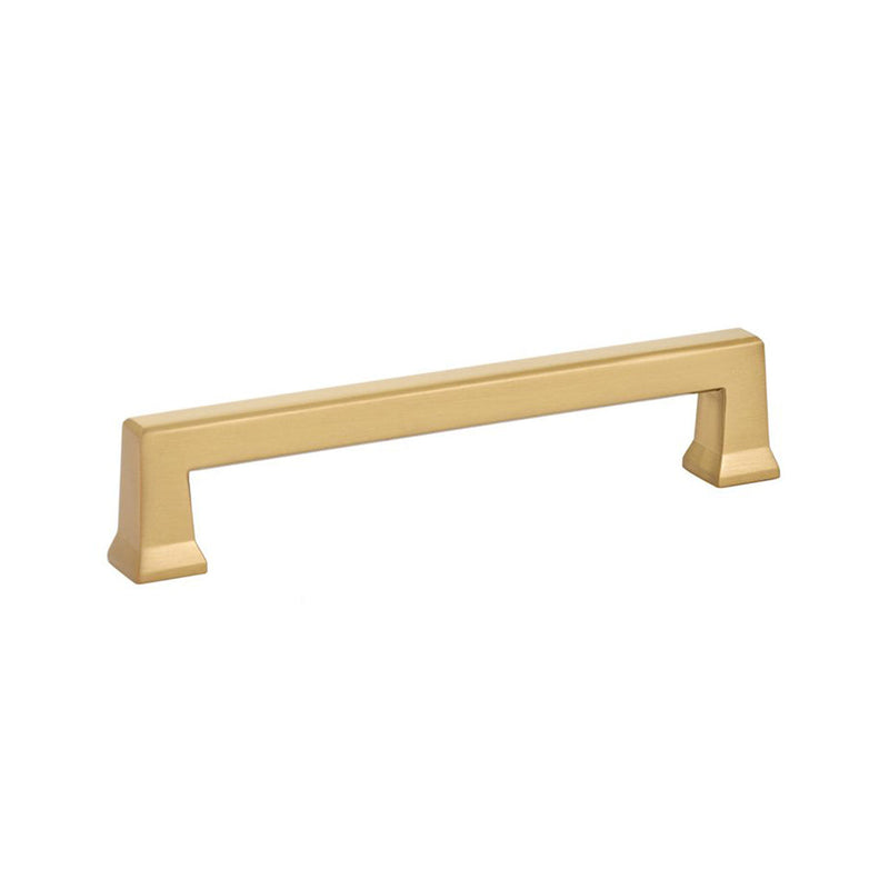 Alexander Cabinet Pull Handle - Cabinet Mount - 5" Brass/Satin Brass