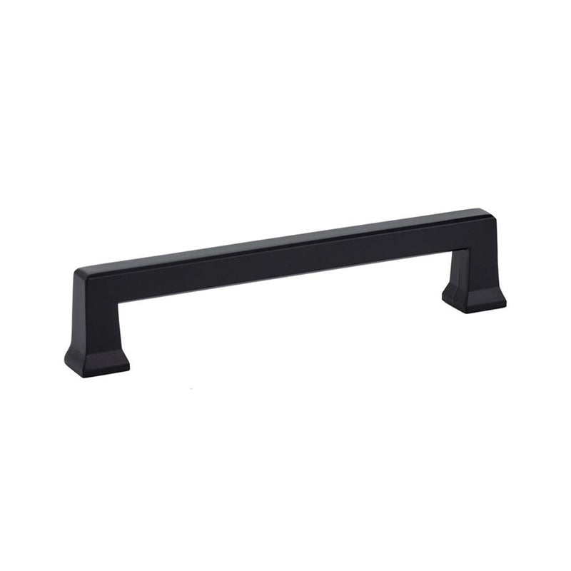 Alexander Cabinet Pull Handle - Cabinet Mount - 5" Brass/Flat Black
