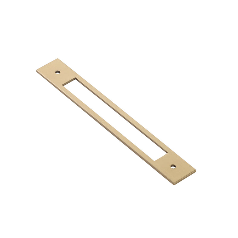Bar Cabinet Pull Handle - Cabinet Mount - 6" Brass/Satin Brass