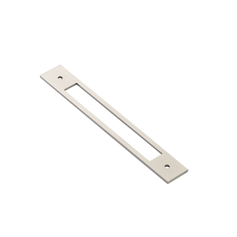 Bar Cabinet Pull Handle - Cabinet Mount - 6" Brass/Satin Nickel